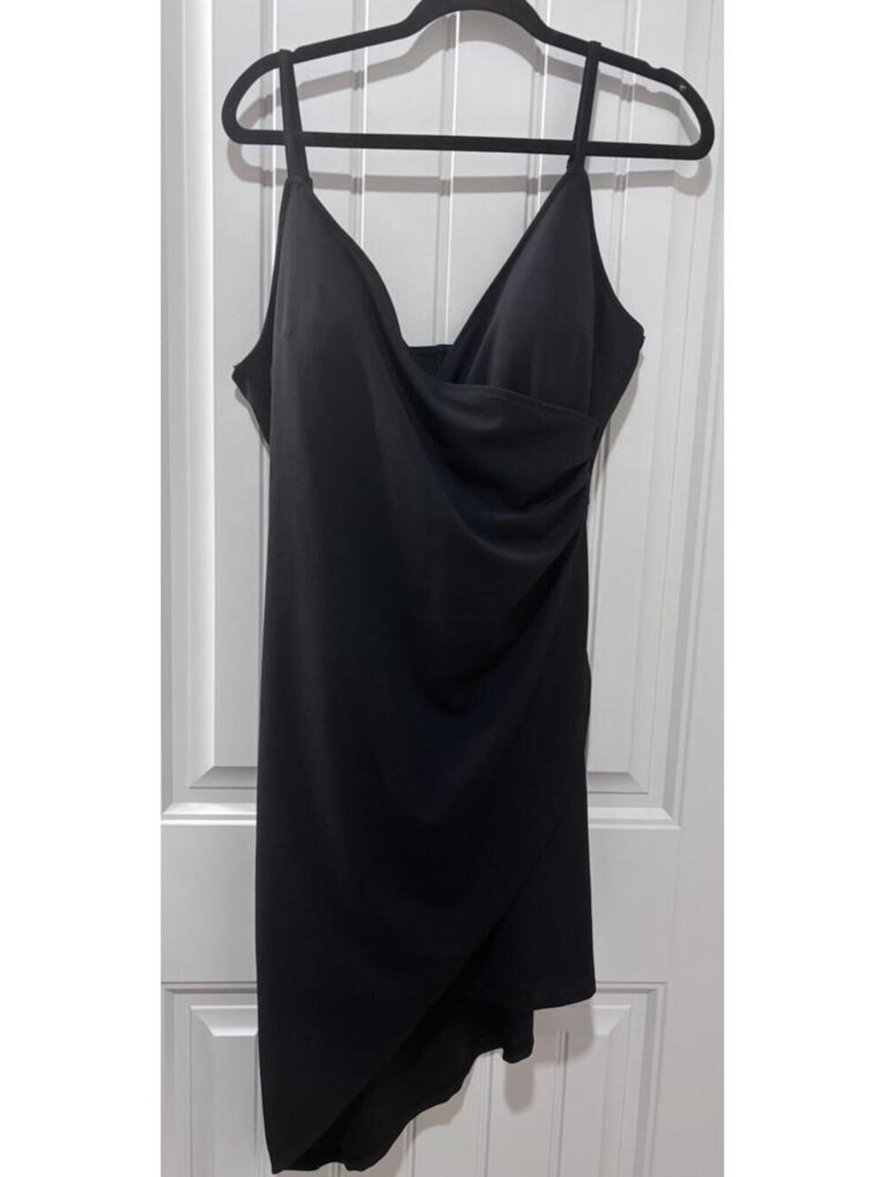 Planet Gold Black Strappy Dress XXL